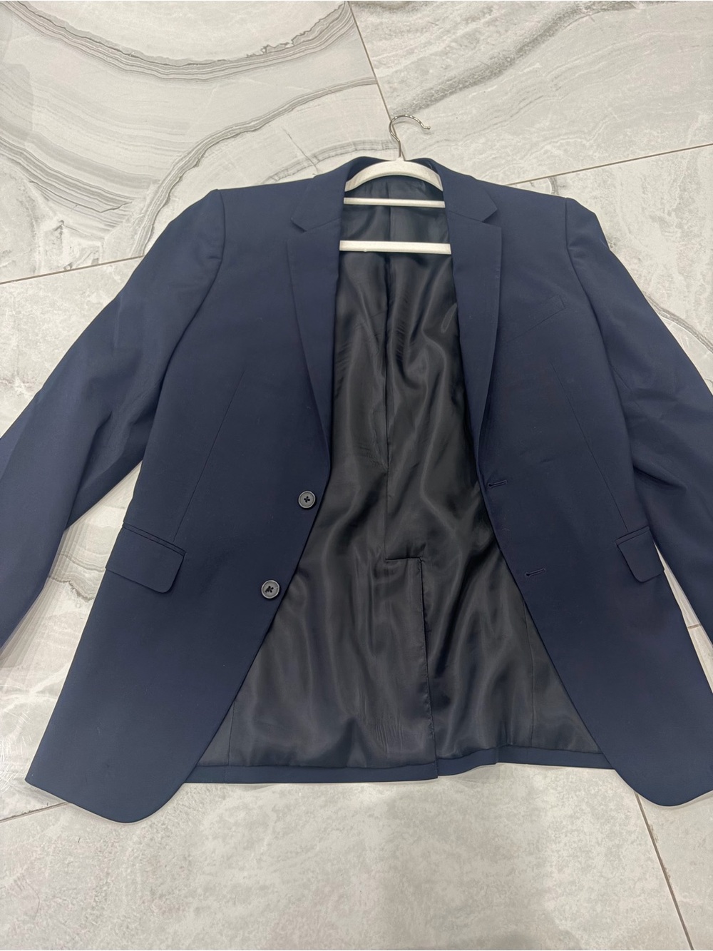 Theory Men's Navy Two-Button Blazer